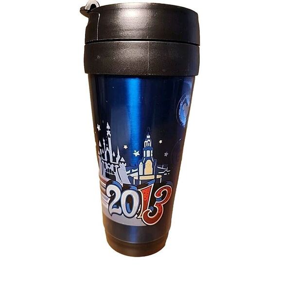 Disney Other - Disney Disneyland Resort 2013 Stainless Steel BPA-Free Blue Coffee Tumbler